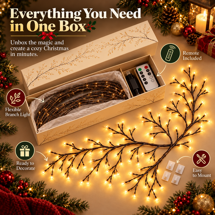 Box contents: Glow Branch LED light and remote